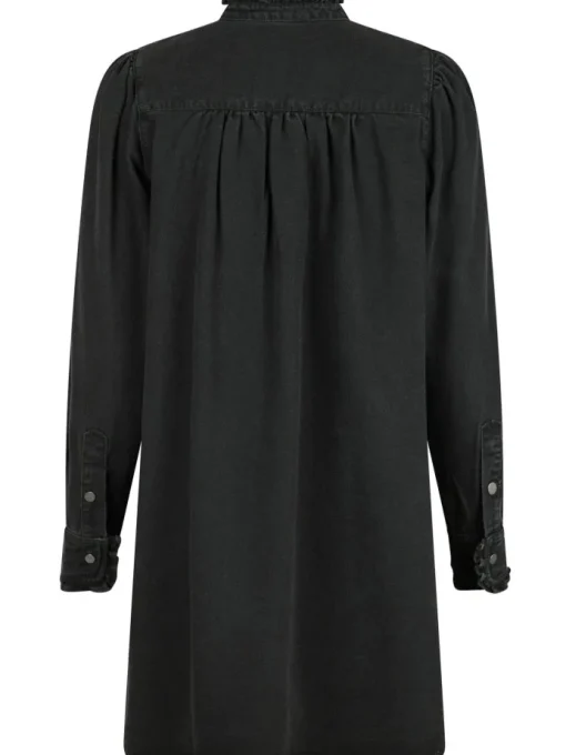 Neo Noir Ava Denim Kjole Black