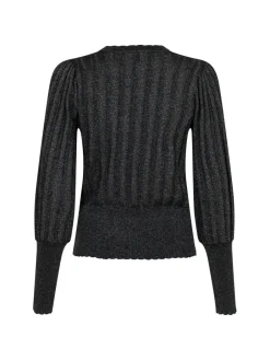 Neo Noir Dary Glitter Strik Bluse Army