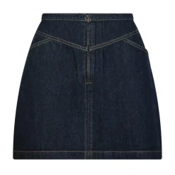 Neo Noir Gabani Denim Nederdel Dark Blue