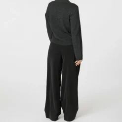 Neo Noir Genea Knit Polo Bluse Antracit