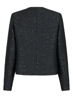 Neo Noir Helina Sequins Jakke Black