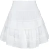 Neo Noir Kenia S Voile Skirt White