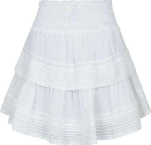 Neo Noir Kenia S Voile Skirt White