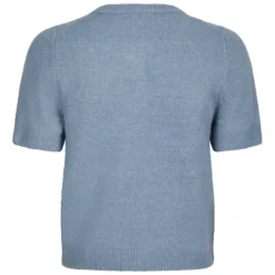 Neo Noir Mitta Strikcardigan Smoke Blue