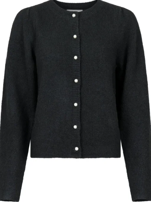 Neo Noir Nuna Knit Cardigan Black