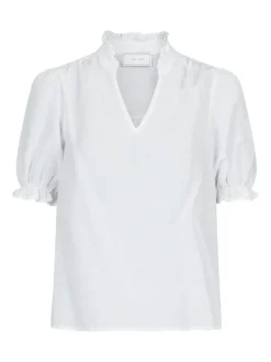 Neo Noir Odesa Linen Bluse NOS25 White