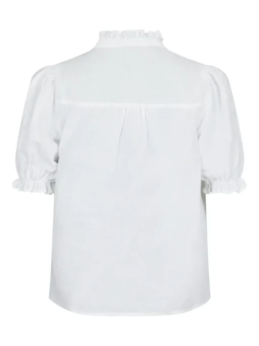 Neo Noir Odesa Linen Bluse NOS25 White
