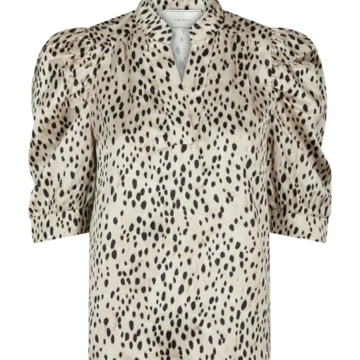 Neo Noir Roella Desert Dot Bluse Ivory
