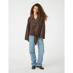 Neo Noir Sia F Jakke Chocolate Brown