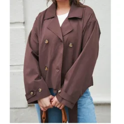 Neo Noir Sia F Jakke Chocolate Brown