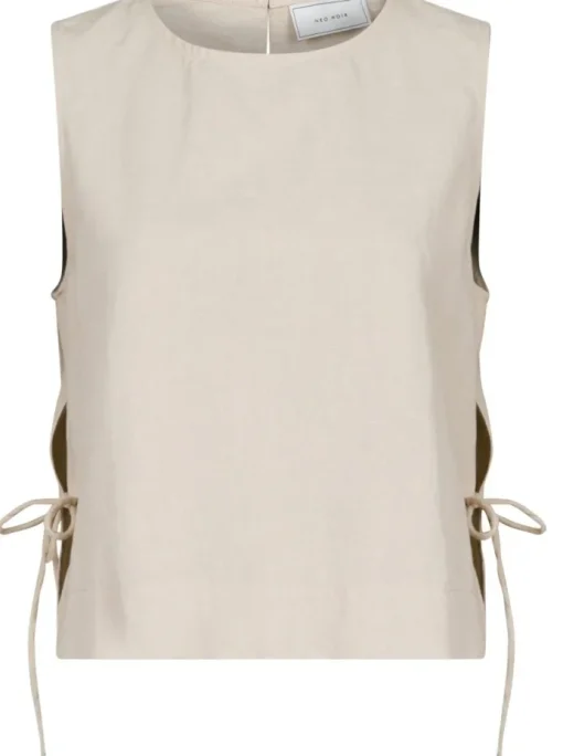 Neo Noir Svetlana Linen Top NOS25 Sand
