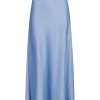 Neo Noir Vicky Heavy Sateen Nederdel Smoke Blue NOS25