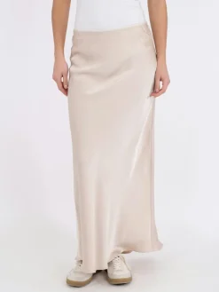 Neo Noir Vicky Heavy Sateen Nederdel Champagne NOS25