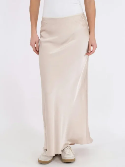 Neo Noir Vicky Heavy Sateen Nederdel Champagne NOS25