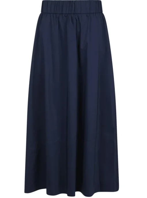Neo Noir Yara Poplin Nederdel Navy