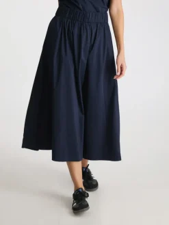 Neo Noir Yara Poplin Nederdel Navy