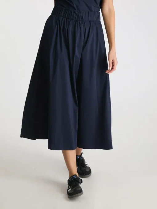 Neo Noir Yara Poplin Nederdel Navy
