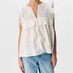 Object Cilie Frill SL Top Cloud Dancer