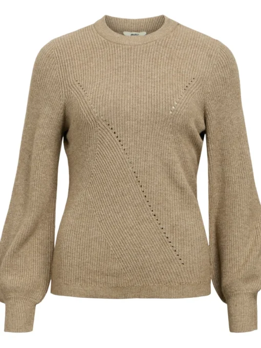 Object Ditte LS Strik Desert Taupe NOA24