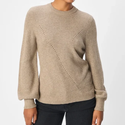 Object Ditte LS Strik Desert Taupe NOA24