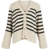 Object Ester Cardigan Sandshell/Black