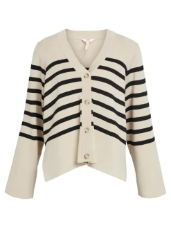 Object Ester Cardigan Sandshell/Black