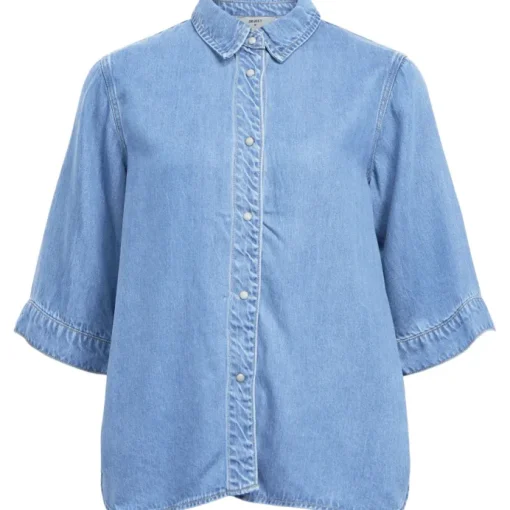 Object Frame 2/4 Denim Top NOS25 Light Blue Denim