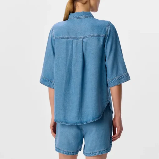 Object Frame 2/4 Denim Top NOS25 Light Blue Denim