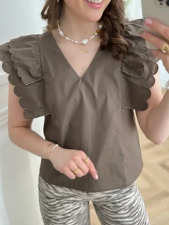 Object Hope Papaya Nour SS Top Morel
