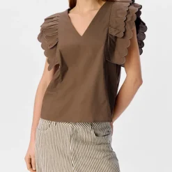 Object Hope Papaya Nour SS Top Morel