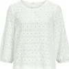 Object Laila 3/4 Bluse Cloud Dancer NOS25
