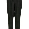 Object Lisa Slim Bukser Black/Grey NO25