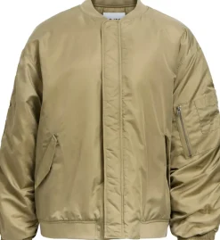 Object Mary Oversize Bomber Jakke Taupe Gray