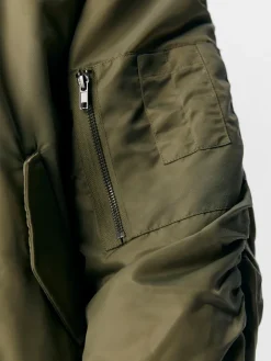 Object Mary Oversize Bomber Jakke Taupe Gray