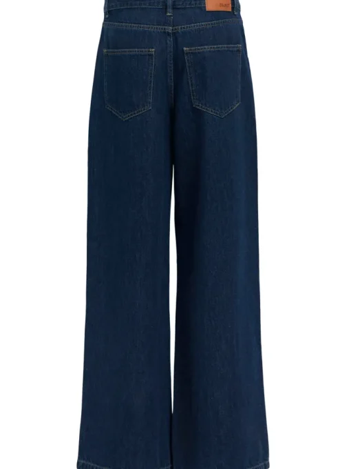 Object Moji Zona MW Wide Jeans Dark Blue