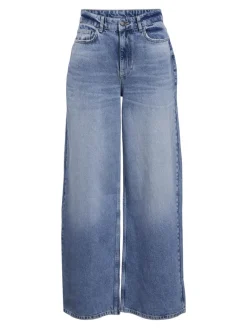 Object Nia Beate HW Jeans Medium Blue Denim