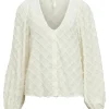 Object Palmer LS Skjorte Cloud Dancer