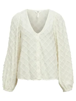 Object Palmer LS Skjorte Cloud Dancer