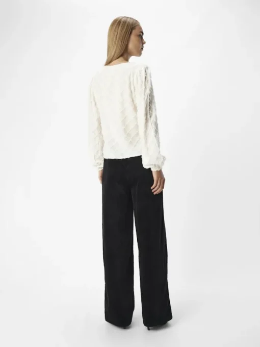 Object Palmer LS Skjorte Cloud Dancer