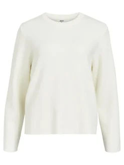 Object Reynard Square Sleeve O-Neck Strik Cloud Dancer NO25
