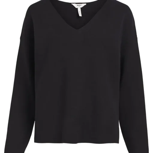 Object Reynard V-Neck Strik Black NOS25