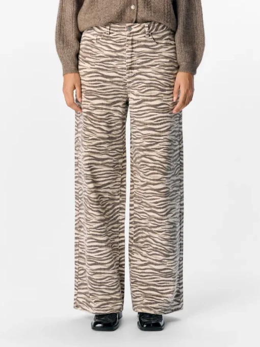 Object Serisa HW Long Bukser Sandshell/Morel Zebra
