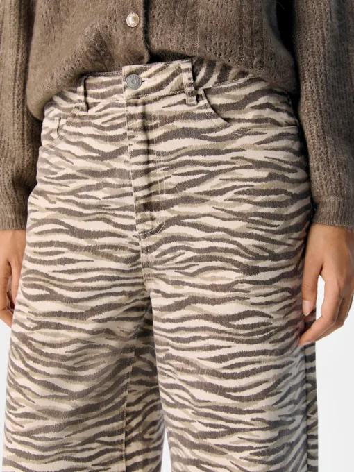 Object Serisa HW Long Bukser Sandshell/Morel Zebra