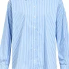 Object Tutta LS Skjorte Cornflower Blue/White NOA24