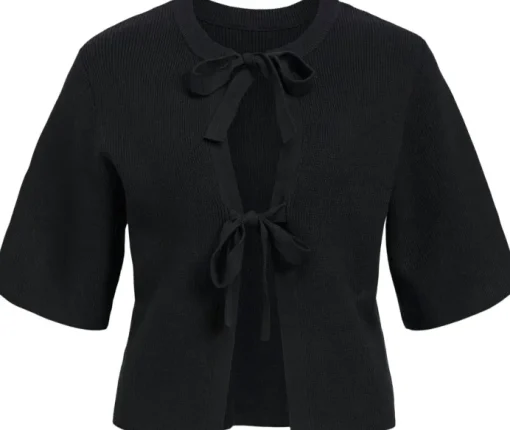 Object Ulla Parvi 2/4 Knit Cardigan Black NOS25