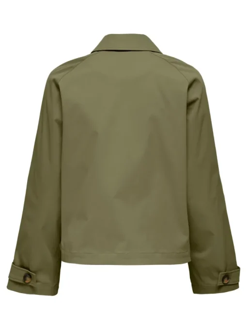 Only April Short Trenchcoat Jakke Aloe NO25