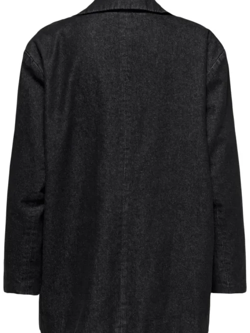 Only Cory LS Denim Blazer Washed Black NOA24