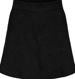 Only Cosima Short Skater Nederdel Black