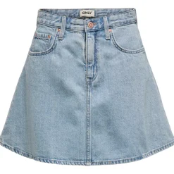 Only Eden A Nederdel Light Blue Denim