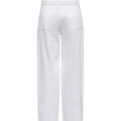 Only Gianna MW Straight Jeans White Denim